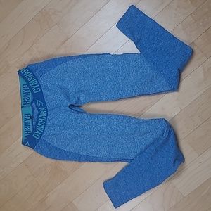 GymShark Blue Leggings size M Dry Moisture Management
